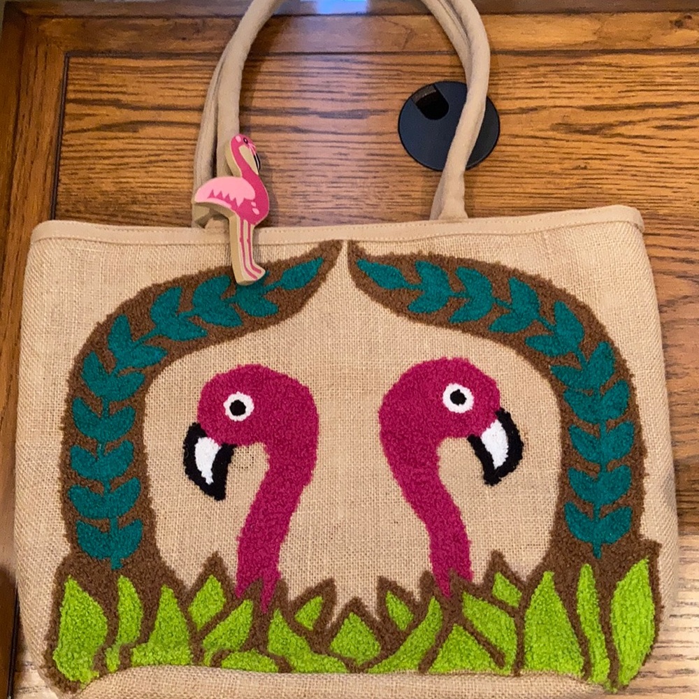 Like new America and beyond flamingo tote